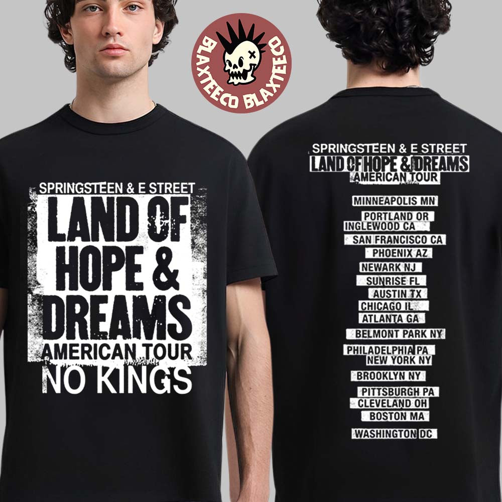 Bruce Springsteen And E Street Land Of Hope Dreams - Adult & Kids T-Shirts, Sweatshirts & Hoodies apparel design preview 1