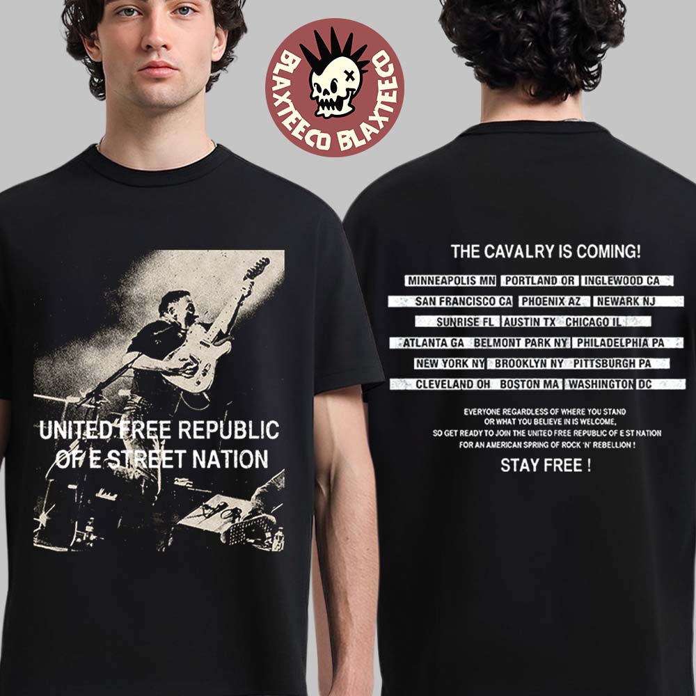 Bruce Springsteen Land Of Hope And Dreams American - Adult & Kids T-Shirts, Sweatshirts & Hoodies apparel design preview 1