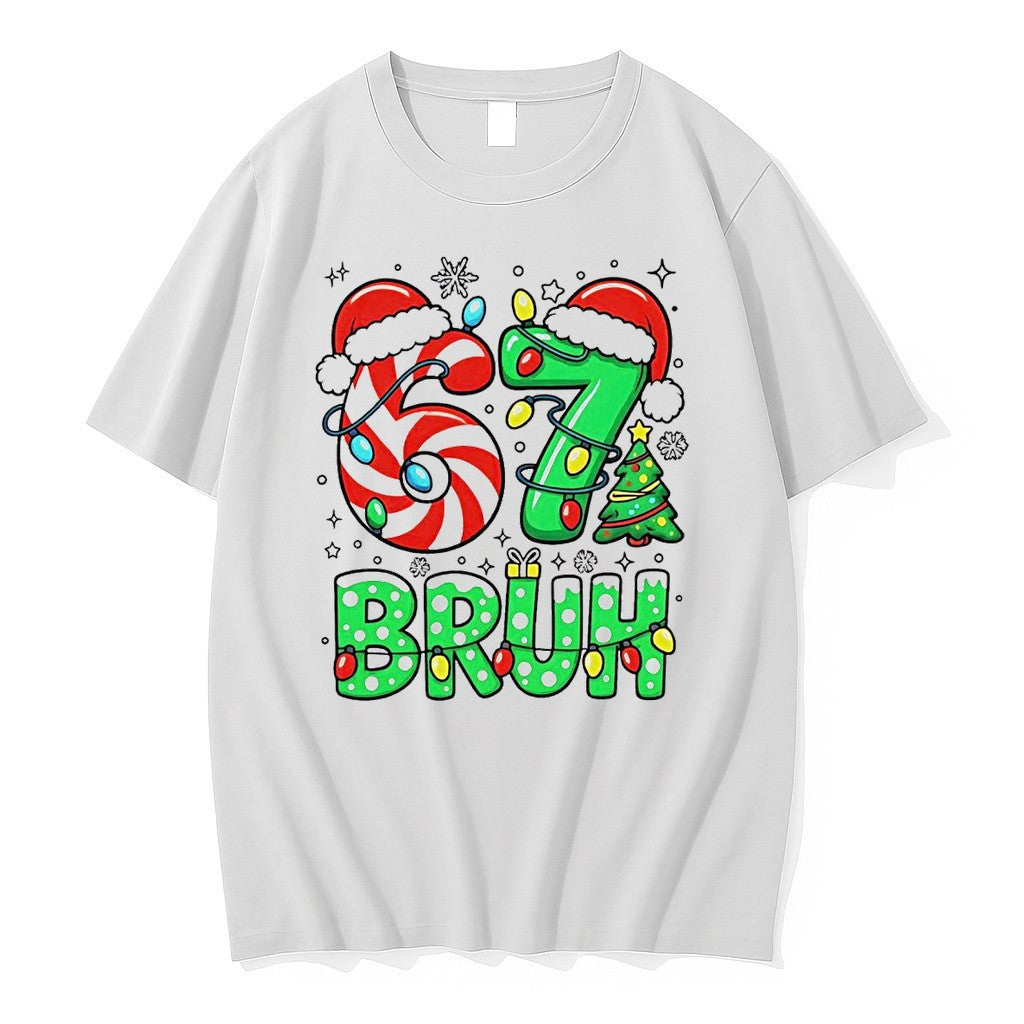 Bruh 67 Christmas Sweater Jpg - Adult & Kids T-Shirts, Sweatshirts & Hoodies apparel design preview 1