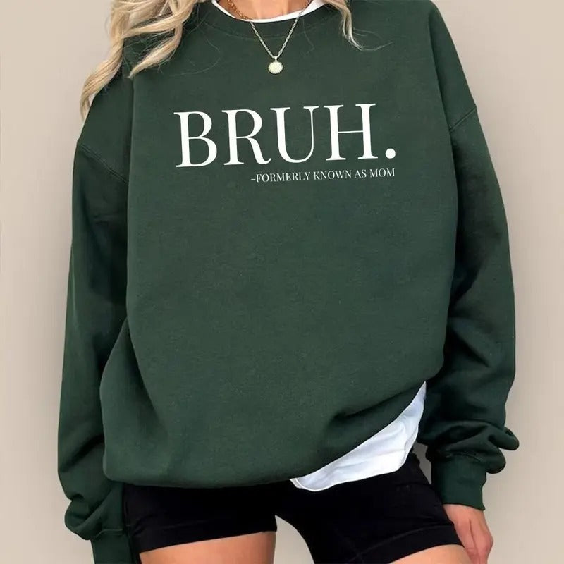 Bruh Formerly Known As Mom Funny Life Pre Teen Mommy - Adult & Kids T-Shirts, Sweatshirts & Hoodies apparel design preview 1