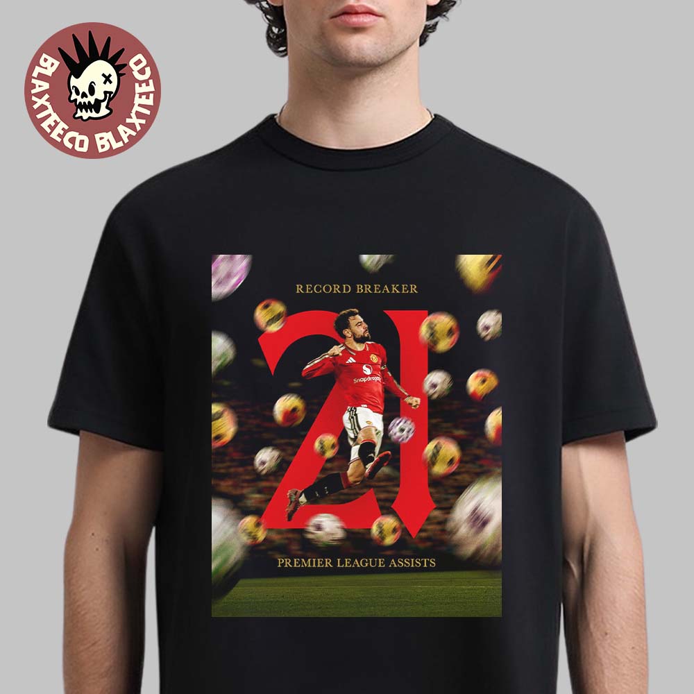 Bruno Fernandes Manchester United 2025 2026 Premier - Adult & Kids T-Shirts, Sweatshirts & Hoodies apparel design preview 1