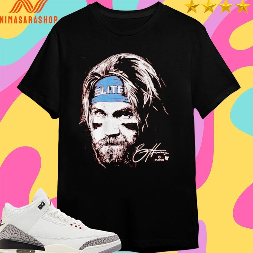 Bryce Harper Elite Philadelphia Phillies Signature - Adult & Kids T-Shirts, Sweatshirts & Hoodies apparel design preview 1