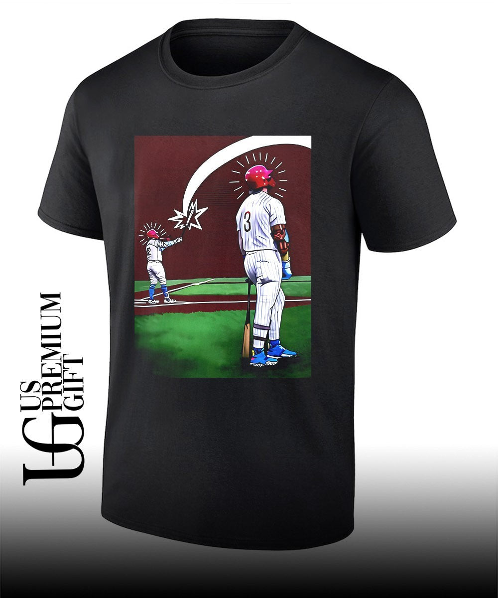 Bryce Harper Philadelphia Phillies Baseball art - Adult & Kids T-Shirts, Sweatshirts & Hoodies apparel design preview 1