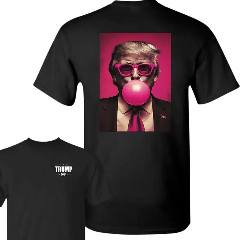 Bubble Gum Trump 2024 Donal. Tr President Republican - Adult & Kids T-Shirts, Sweatshirts & Hoodies apparel design preview 1
