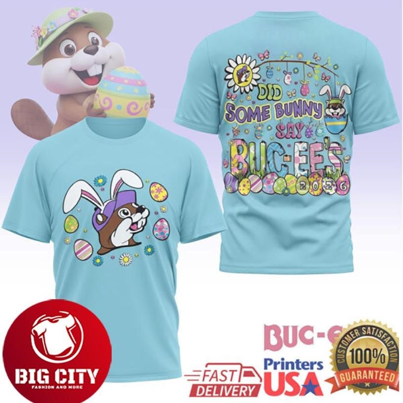 Buc ee's Easter 2026 Did Some Bunny Say Blue Holiday - Adult & Kids T-Shirts, Sweatshirts & Hoodies apparel design preview 1