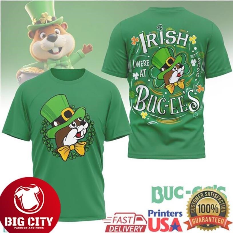 Buc ee's St. Patrick's Day 2026 I Were At Irish Lucky - Adult & Kids T-Shirts, Sweatshirts & Hoodies apparel design preview 1