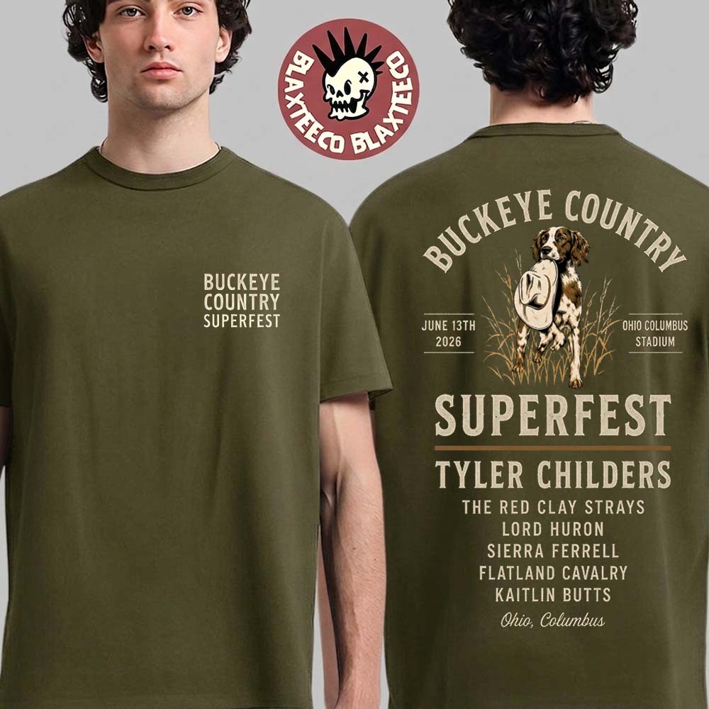 Buckeye Country Superfest 2026 Exclusive Merchandise - Adult & Kids T-Shirts, Sweatshirts & Hoodies apparel design preview 1