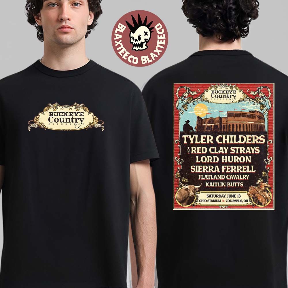 Buckeye Country Superfest 2026 Full Lineup In - Adult & Kids T-Shirts, Sweatshirts & Hoodies apparel design preview 1