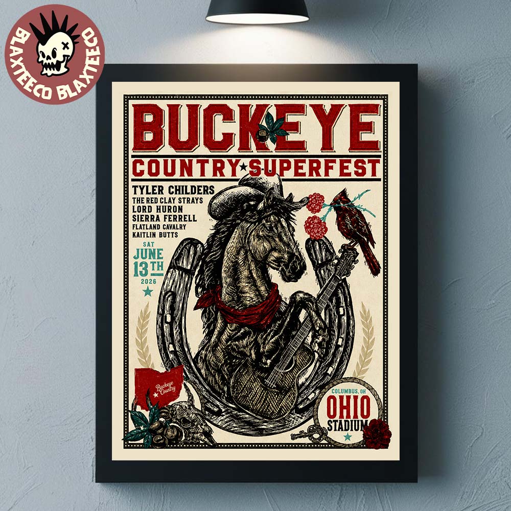 Buckeye Country Superfest 2026 Merchandise Exclusive - Adult & Kids T-Shirts, Sweatshirts & Hoodies apparel design preview 1