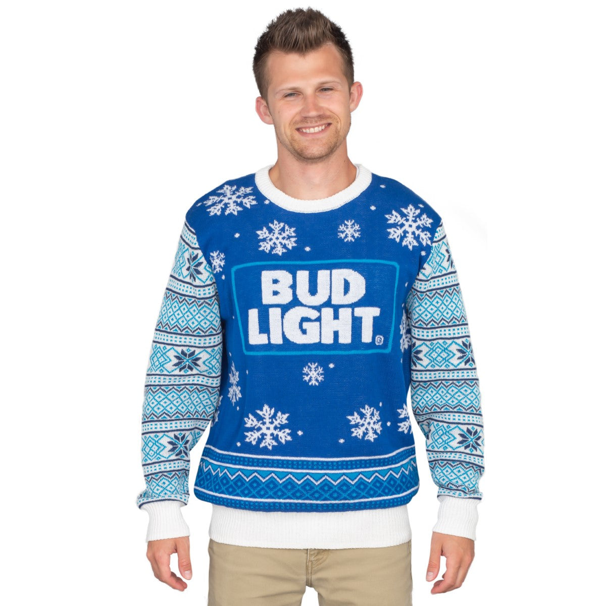 Bud Light Beer Logo Christmas Sweater - Holiday Gift product image 4