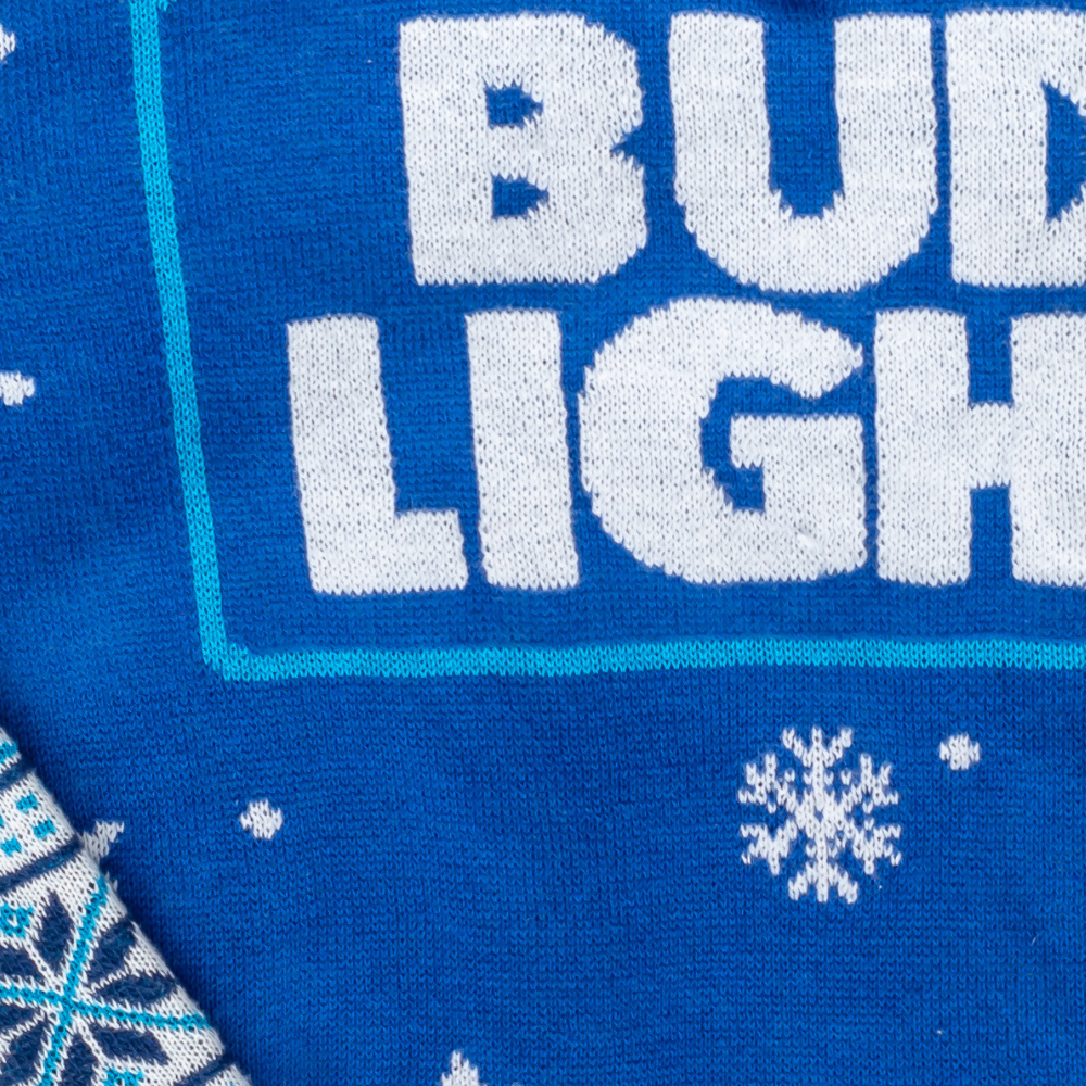 Bud Light Beer Logo Christmas Sweater - Holiday Gift product image 2