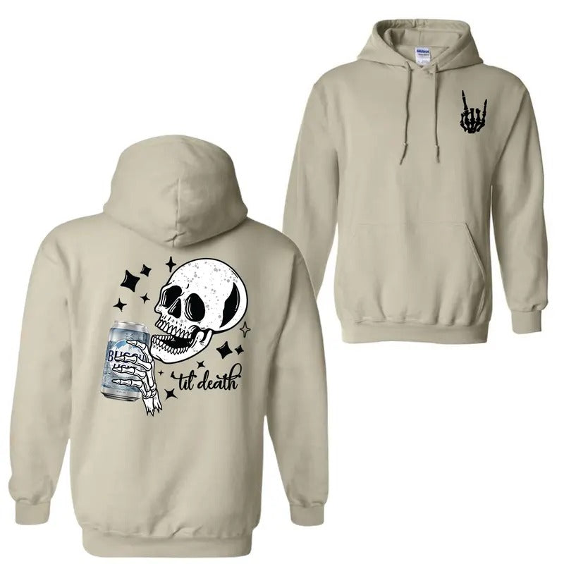 Bull Energy Drink 2 Sided Busch Light Til Death - Adult & Kids T-Shirts, Sweatshirts & Hoodies apparel design preview 1