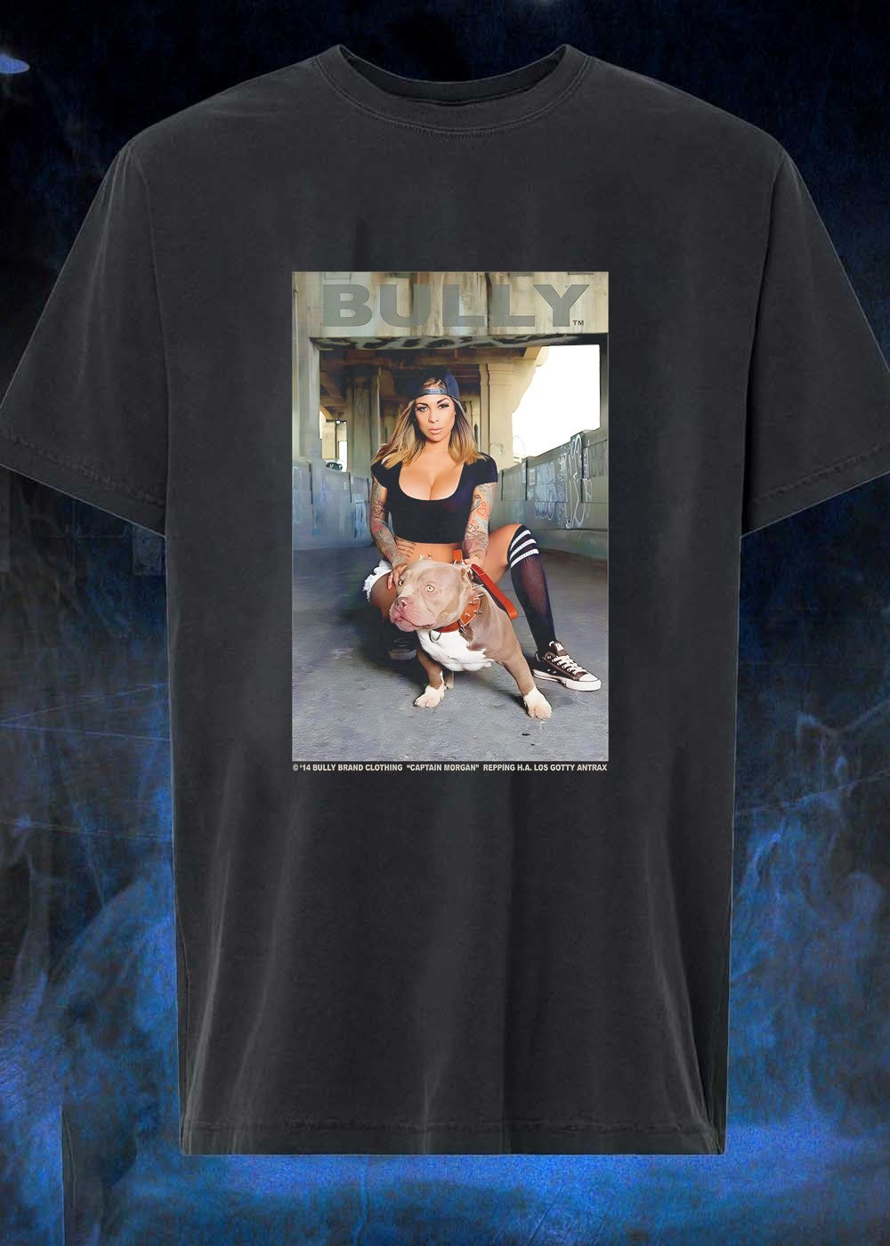 Bully Brand Clothing Captain Morgan Repping HA Los - Adult & Kids T-Shirts, Sweatshirts & Hoodies apparel design preview 1