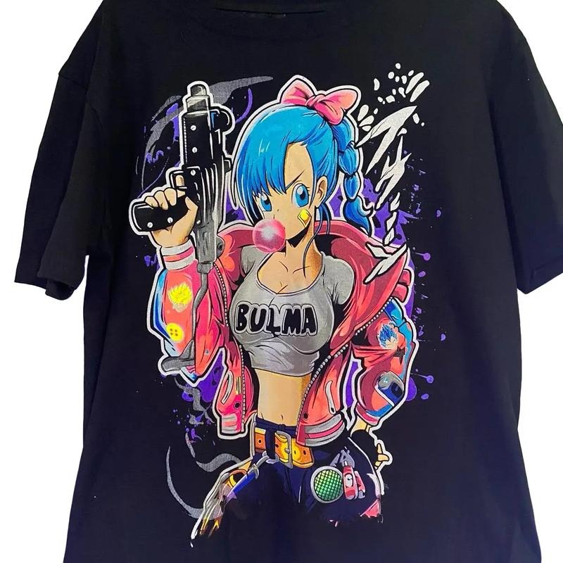 Bulma Poderosa Top Womenswear - Adult & Kids T-Shirts, Sweatshirts & Hoodies apparel design preview 1