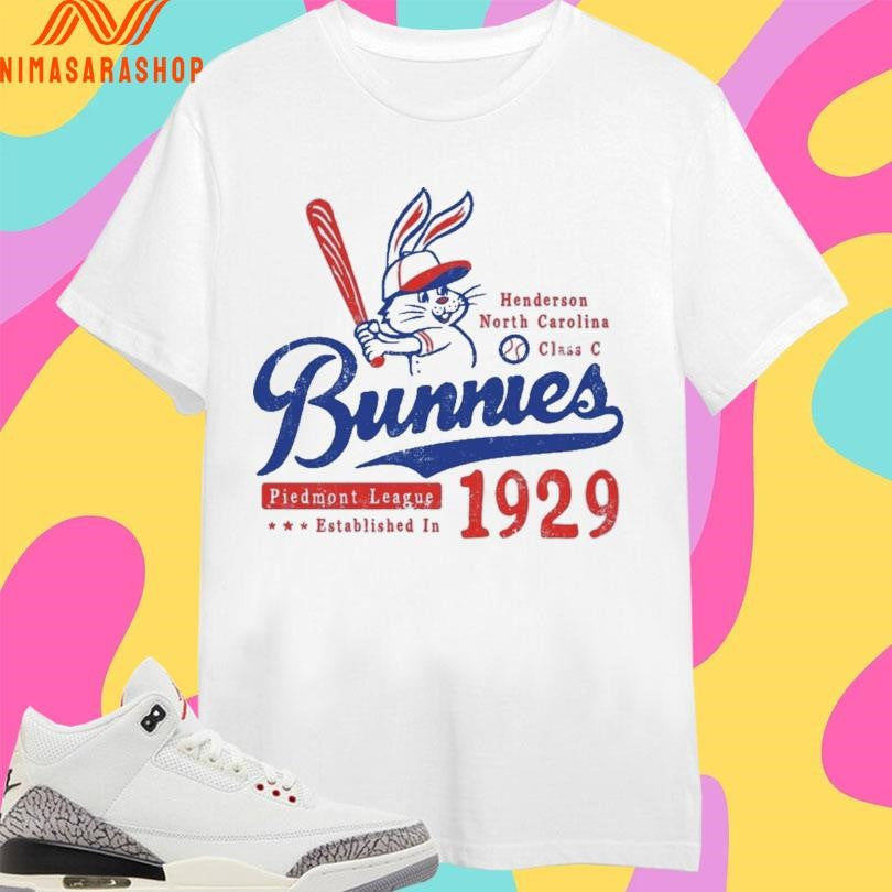 Bunnies Henderson North Carolina Class C Piedmont - Adult & Kids T-Shirts, Sweatshirts & Hoodies apparel design preview 1