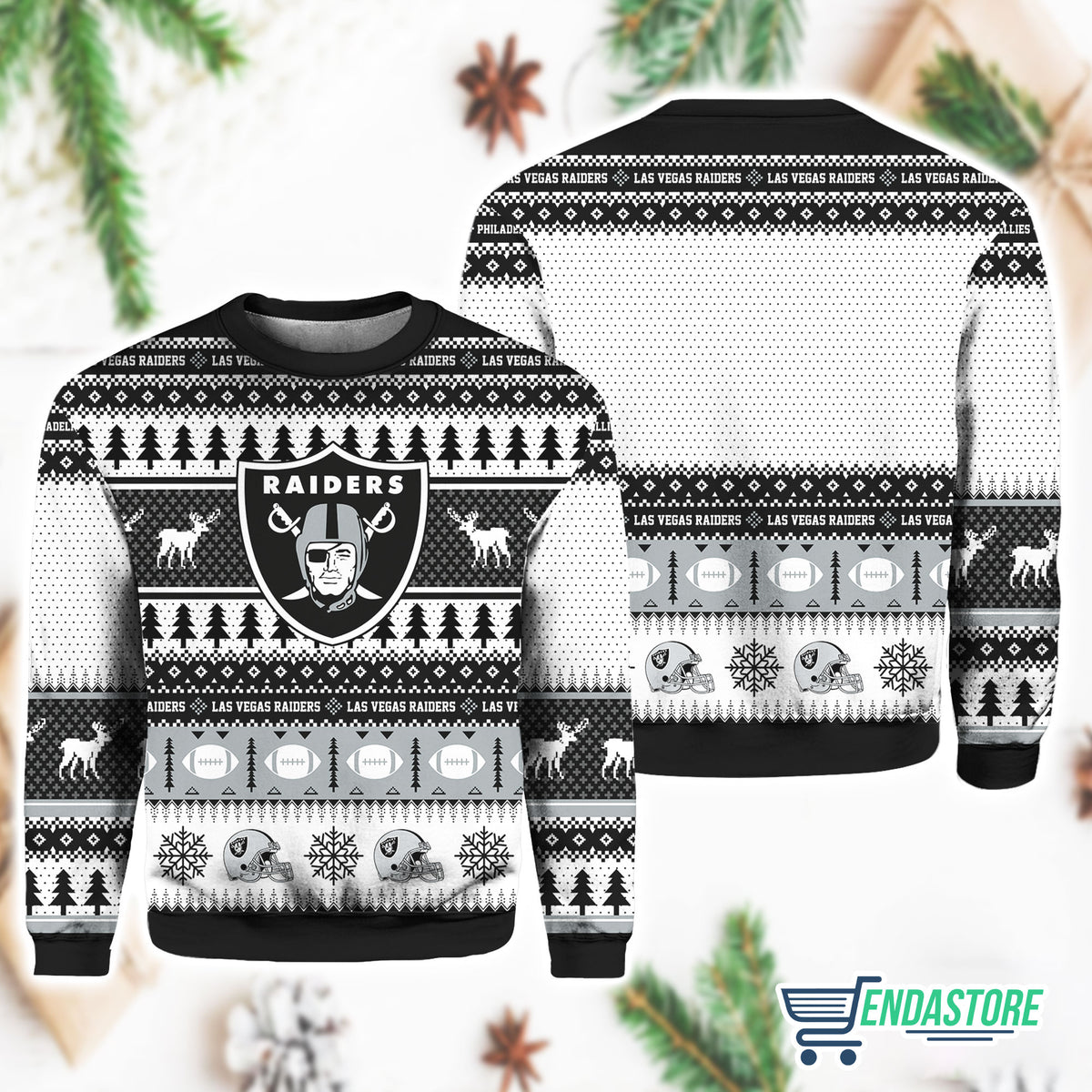 Christmas Raider Personalized 3D Ugly Christmas Sweater - Holiday Gift product image