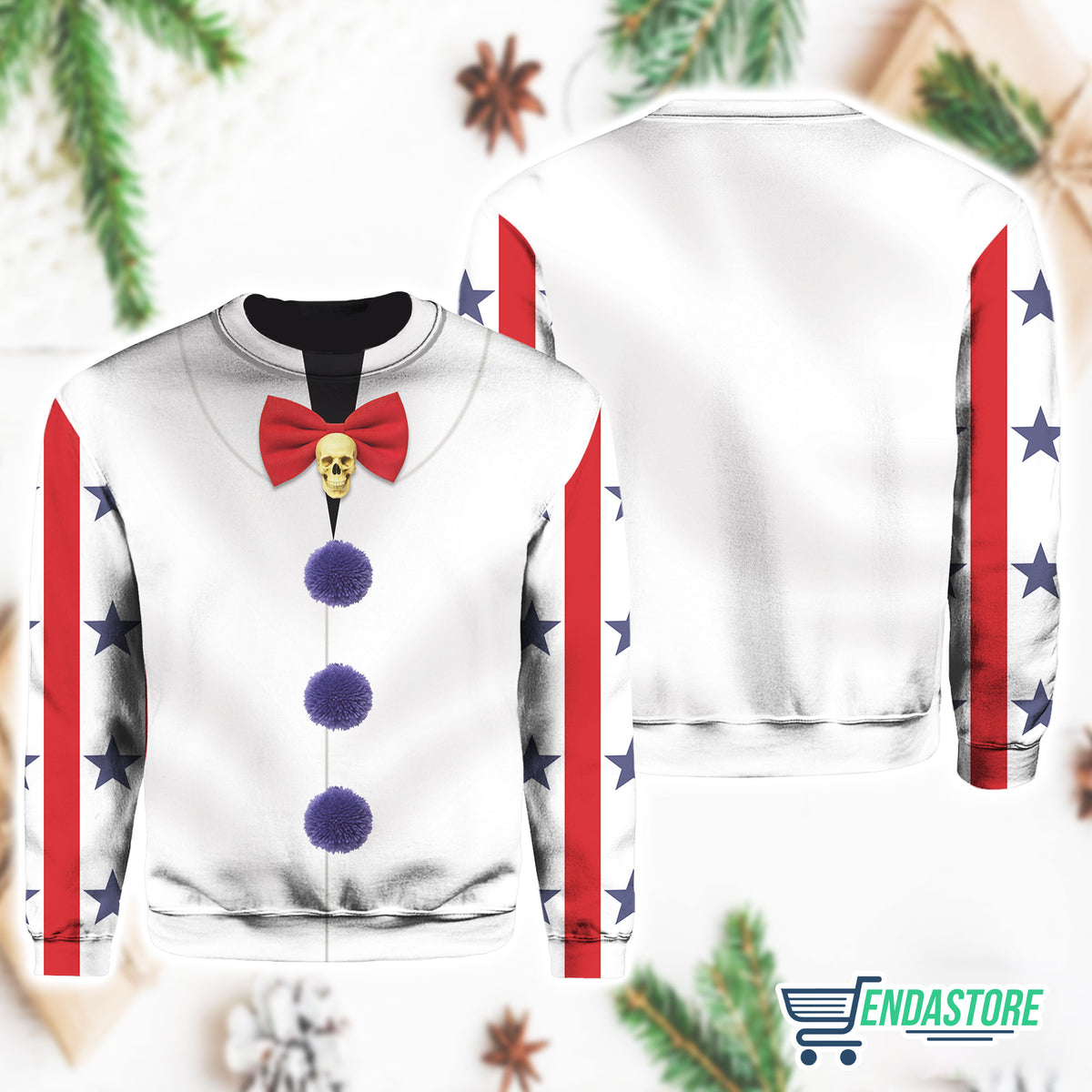 Halloween Captain Spaulding Costume Sweatshirt 3D Sweater - Gift Idea product image