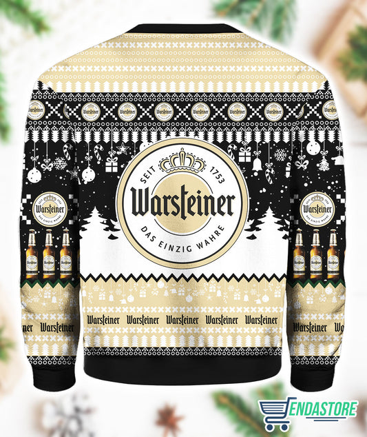 Warsteiner German Beer 3D Ugly Christmas Sweater - Holiday Gift product image 2