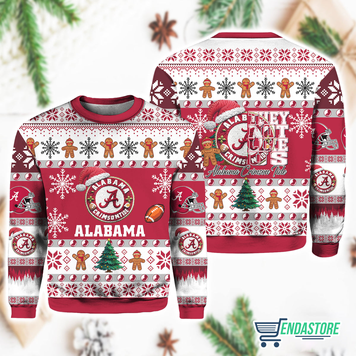 Alabam They Not Like Us 3D Ugly Christmas Sweater - Holiday Gift product image