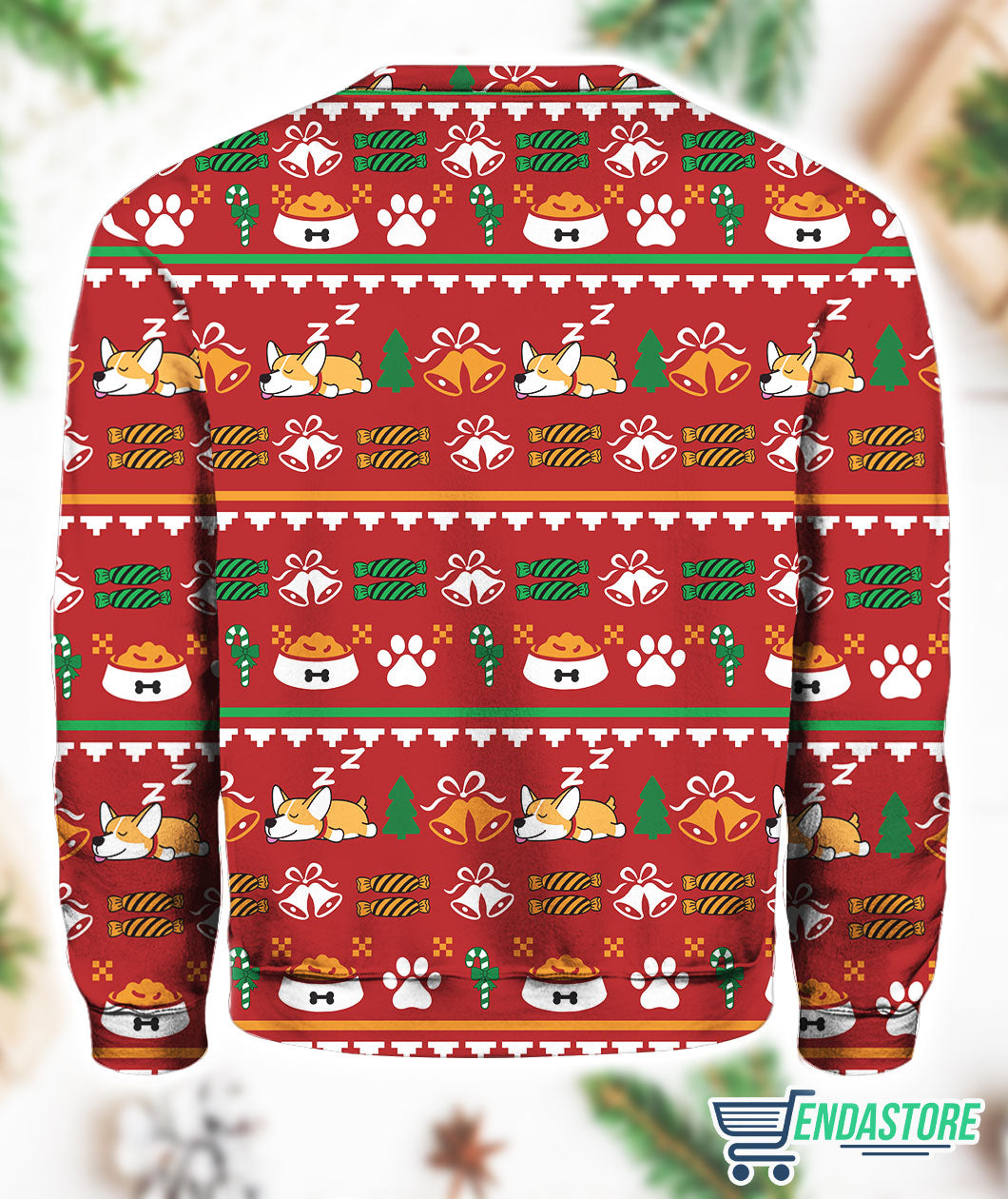Corgi Merry Corgmas 3D Ugly Christmas Sweater - Holiday Gift product image 3