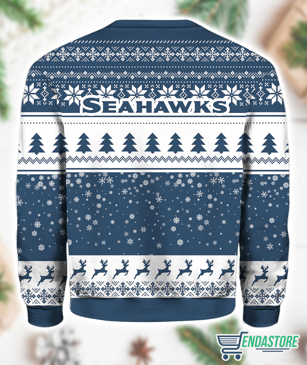 Grnch Seahawks 3D Christmas Sweater - Holiday Gift product image 2