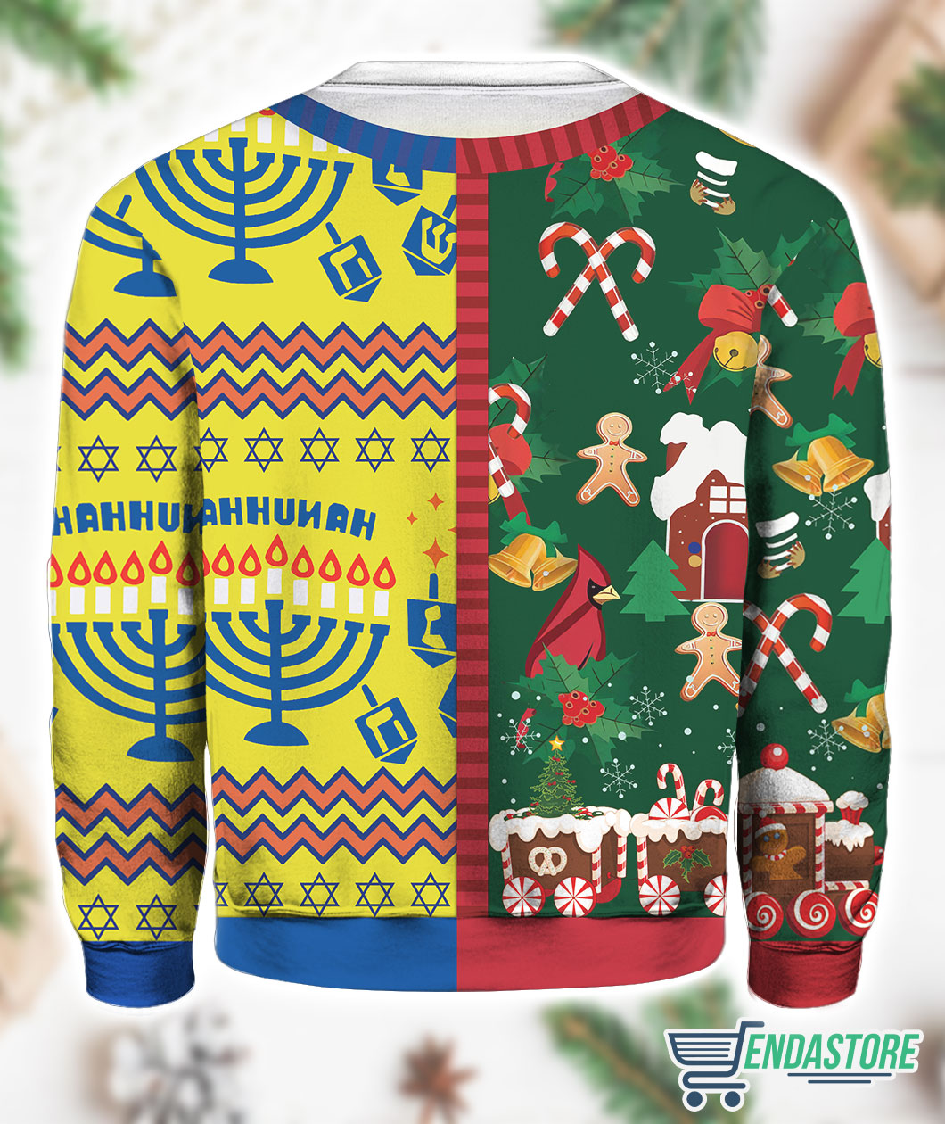 Hanuhhah Hanuhhah 3D Christmas Sweater - Holiday Gift product image 2