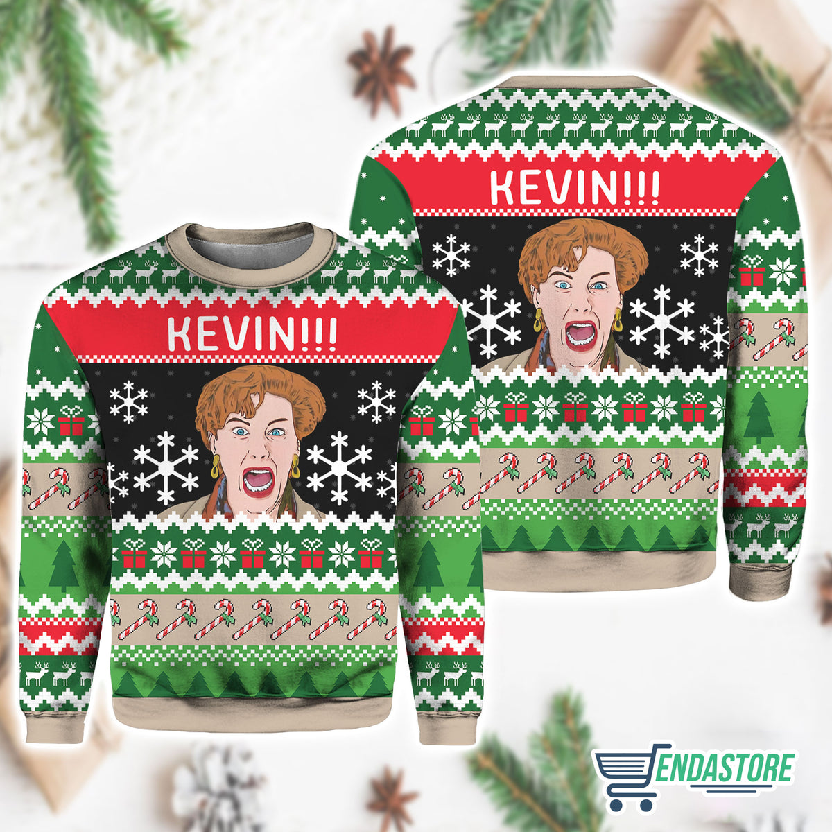 Home Alone Kevin 3D Ugly Christmas Sweater - Holiday Gift product image 3