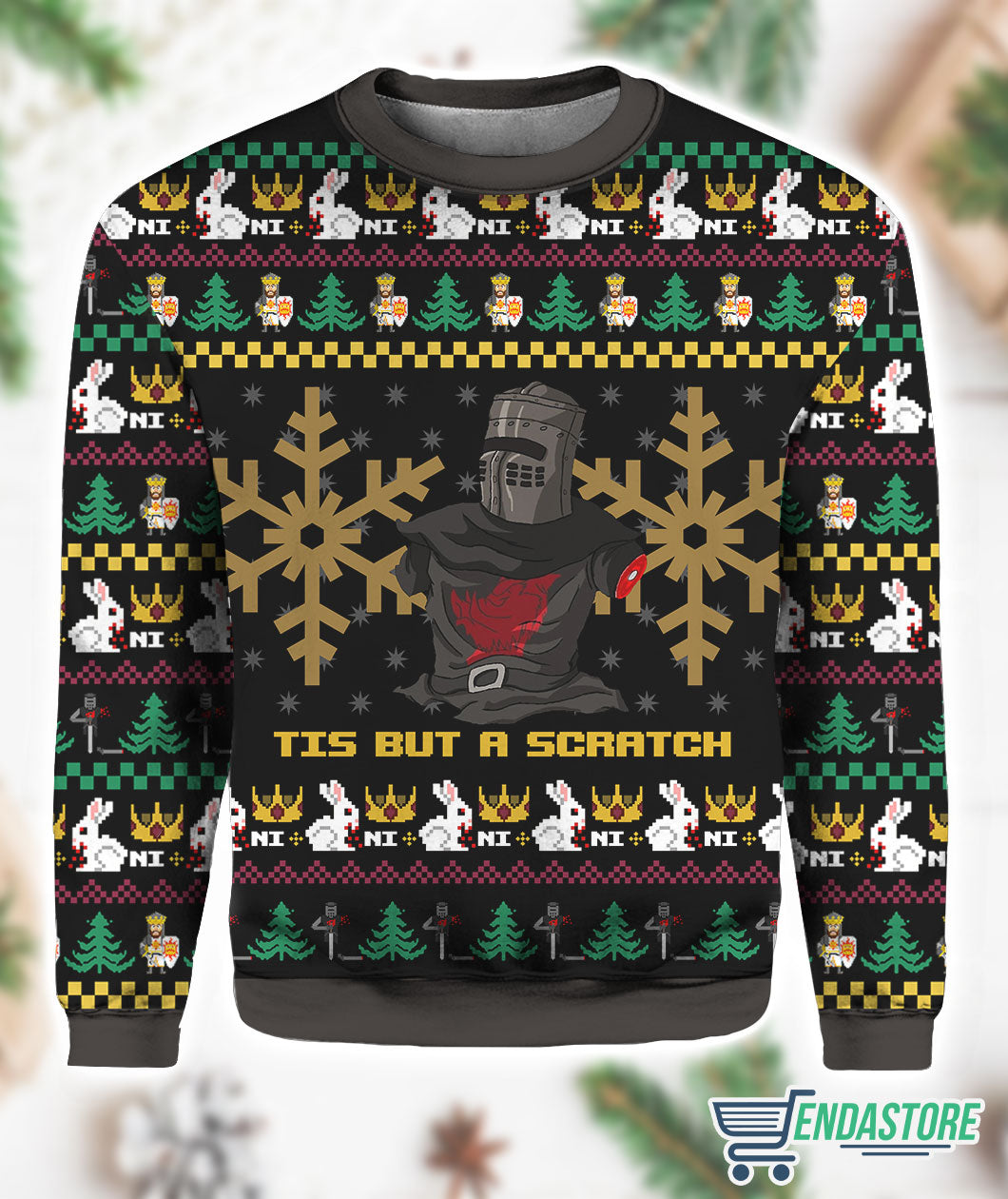 I’ll Bite Ya Legs Off Monty Python 3D Ugly Christmas Sweater - Holiday Gift product image