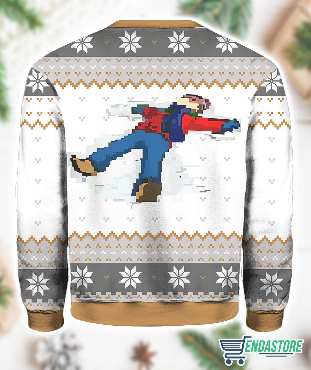 Let’s Lie In The Snow And Pretend It’s Cocine Dank 3D Ugly Christmas Sweater - Holiday Gift product image 2