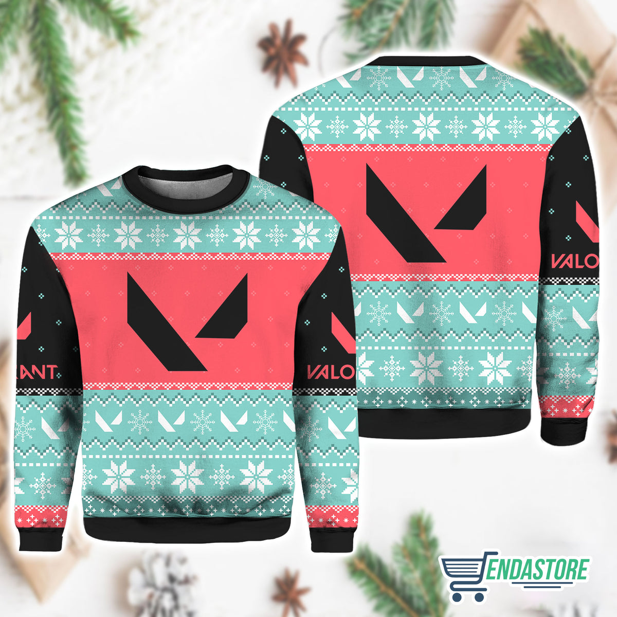 Play As One Valorant 3D Ugly Christmas Sweater - Holiday Gift product image 3