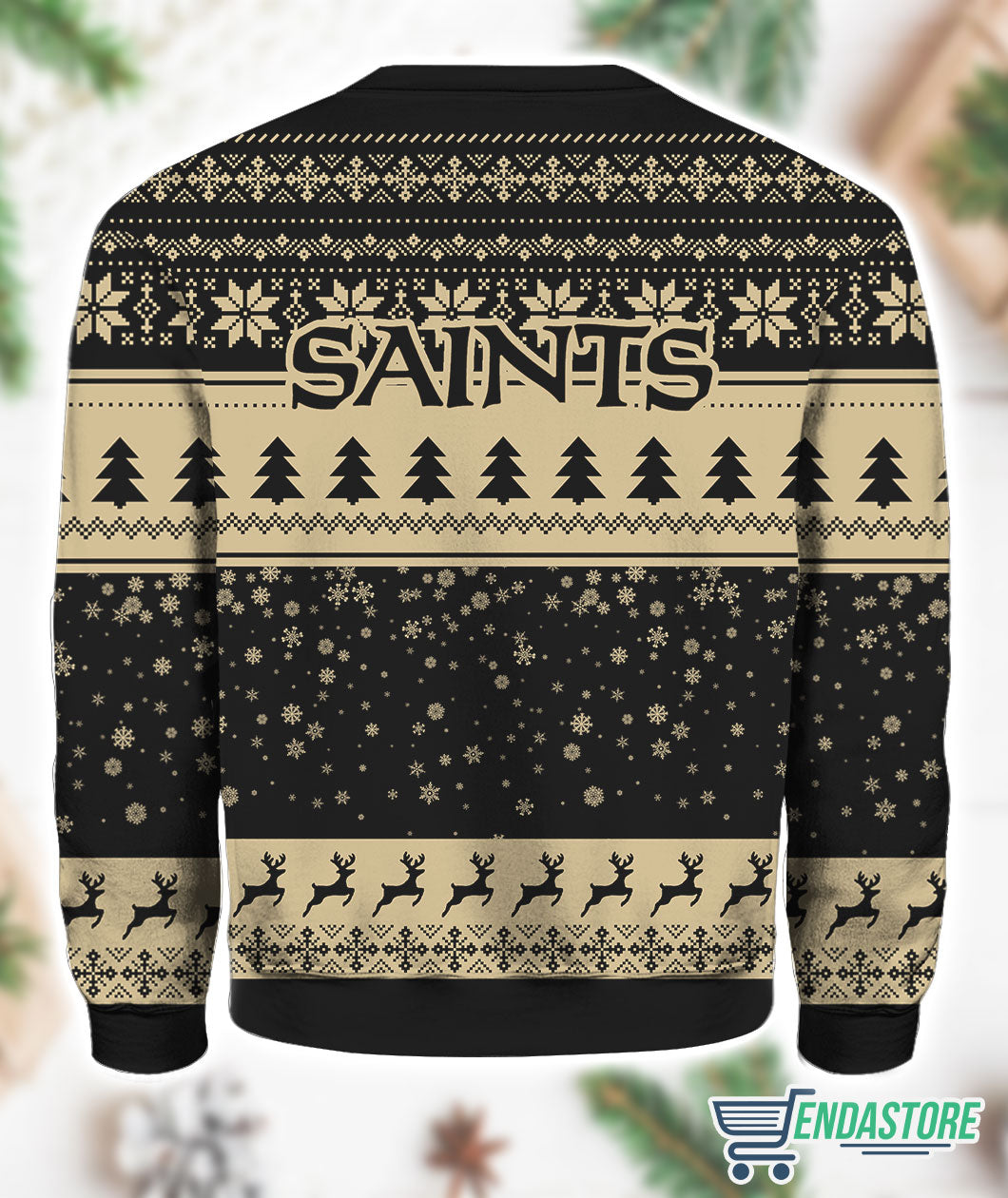 Saints Grnch 3D Ugly Christmas Sweater - Holiday Gift product image 2