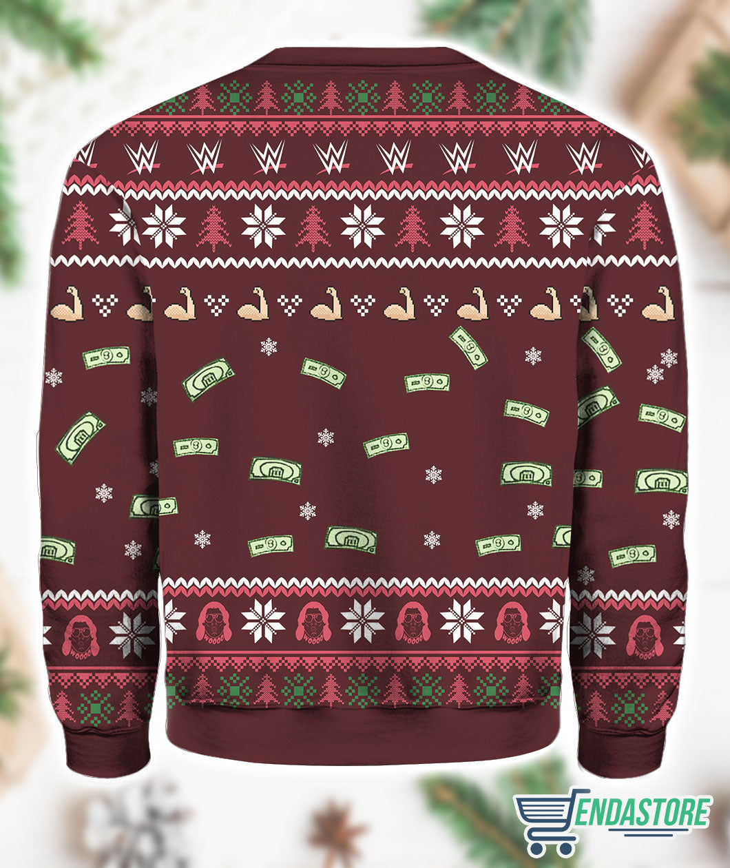 The Nature Wrestler Boy Ric Flair 3D Christmas Sweater - Holiday Gift product image 3