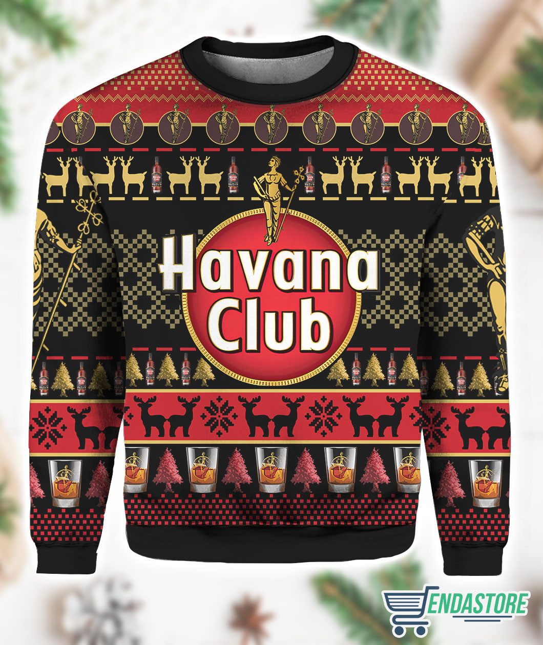 Havana Club 3D Ugly Christmas Sweater - Holiday Gift product image