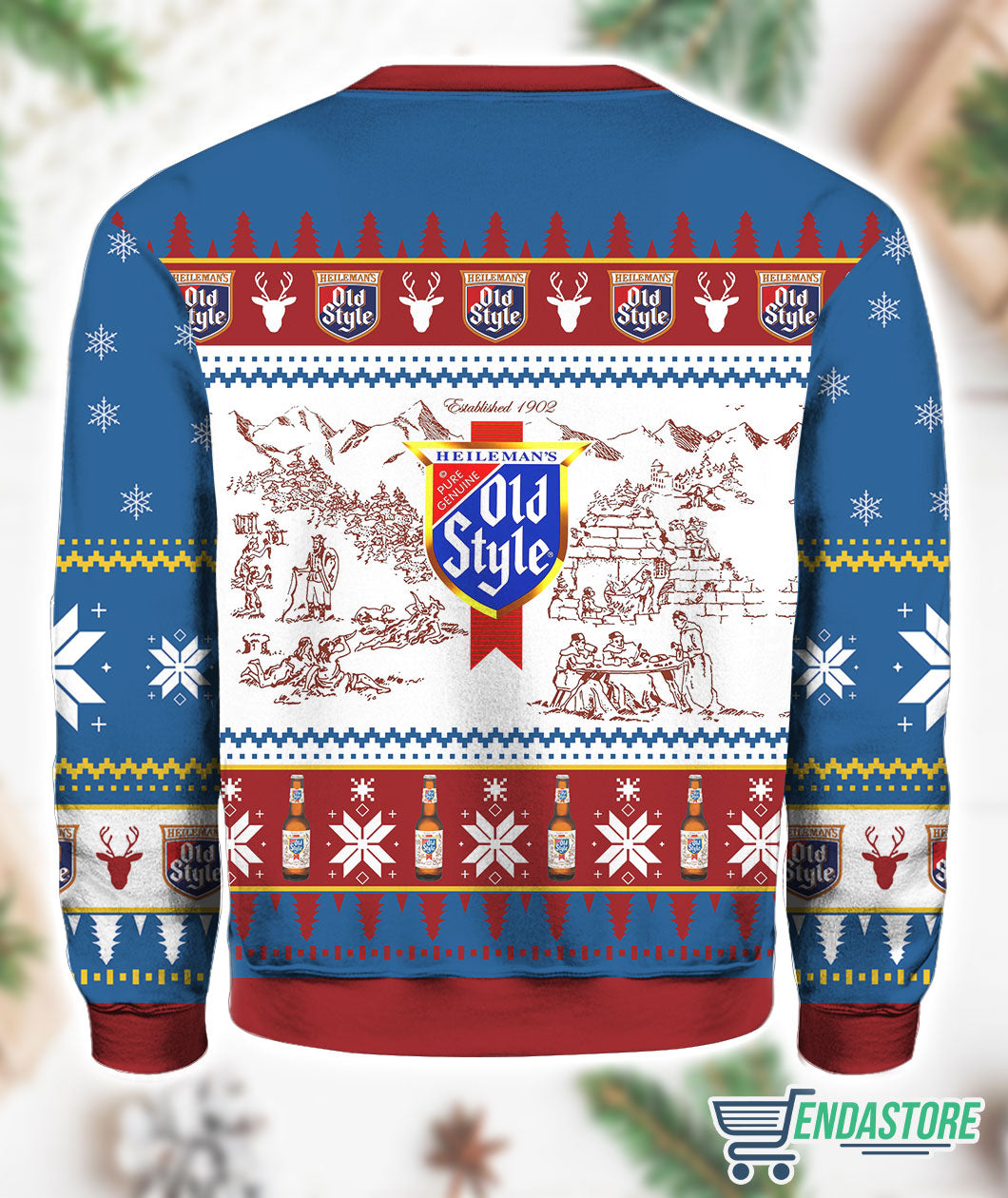 Old Style 3D Ugly Christmas Sweater - Holiday Gift product image 2
