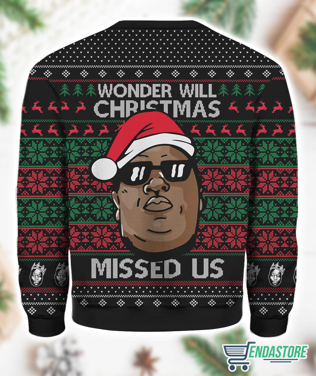 Wonder Why Christmas Missed Us 3D Christmas Sweater - Holiday Gift product image 2