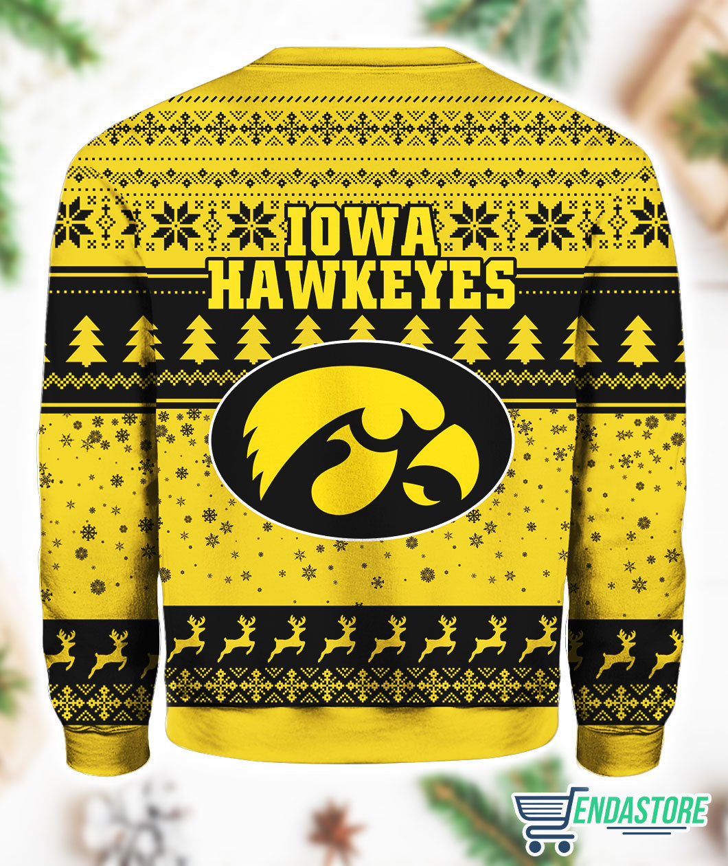 Hawkeyes Grnch 3D Ugly Christmas Sweater - Holiday Gift product image 3