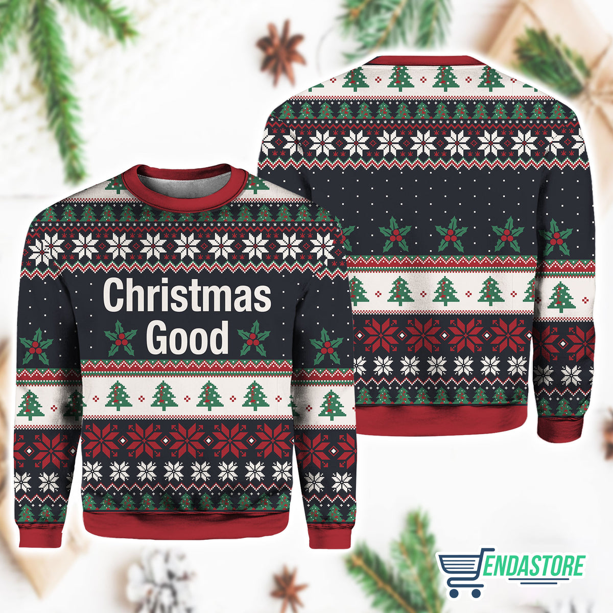 Jaxson Dart Christmas Good 3D Ugly Christmas Sweater - Holiday Gift product image
