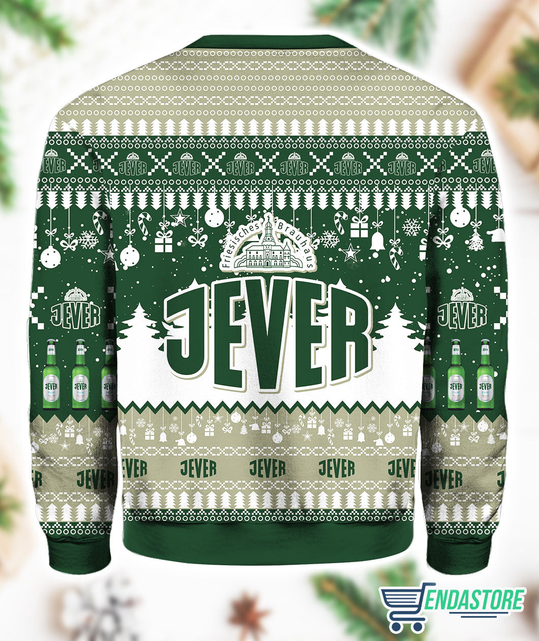 Jever German Beer 3D Ugly Christmas Sweater - Gift Idea product image 3