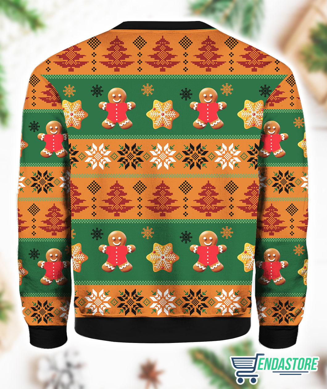 Oh Snap Gingerbread 3D Ugly Christmas Sweater - Holiday Gift product image 3