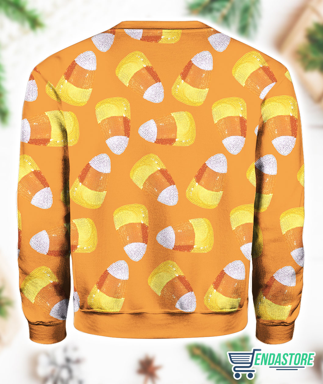 Orange Candy Corn Sweatshirt 3D Sweater - Gift Idea product image 3