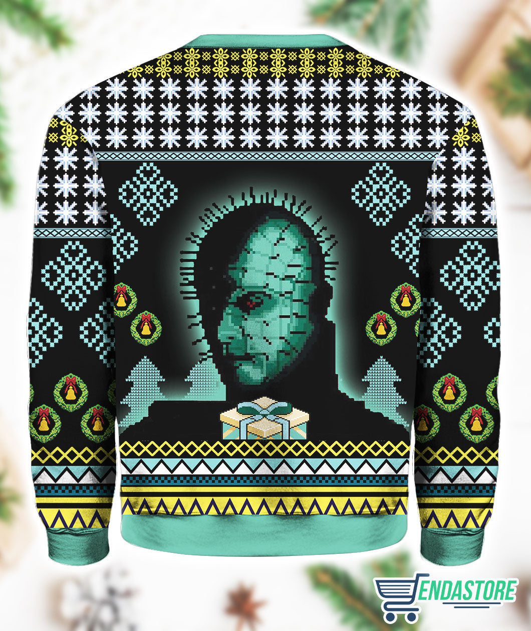 Pinhead Hellraiser 3D Christmas Sweater - Holiday Gift product image 3