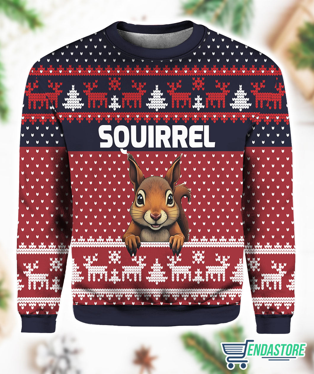 Squirrel 3D Ugly Christmas Sweater - Holiday Gift product image 2