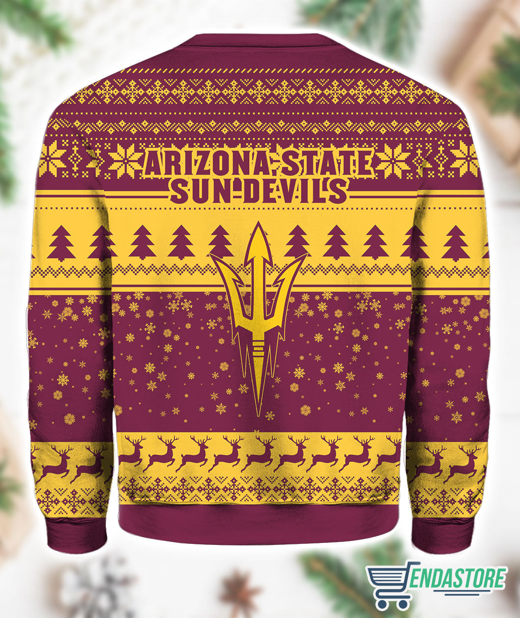 Sun Devils Grnch 3D Ugly Christmas Sweater - Holiday Gift product image 2