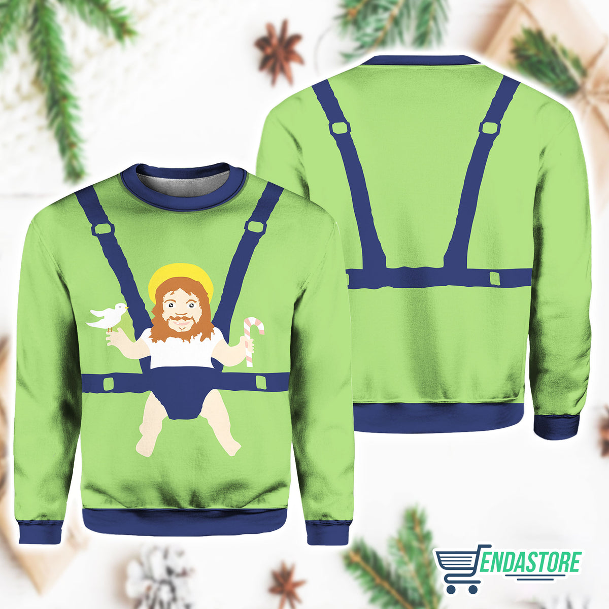 Sweet Baby Jesus 3D Ugly Christmas Sweater - Holiday Gift product image 4
