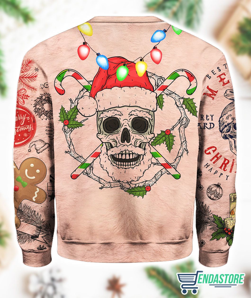 Topless Xmas Life 3D Ugly Christmas Sweater - Holiday Gift product image 3