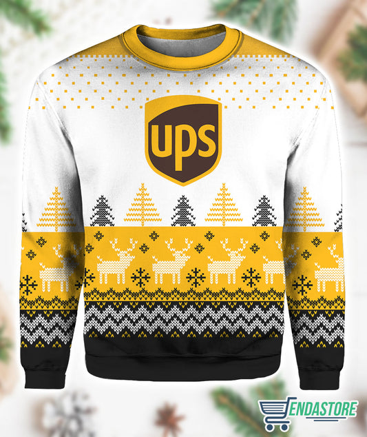 UPS 3D Ugly Christmas Sweater - Holiday Gift product image 2