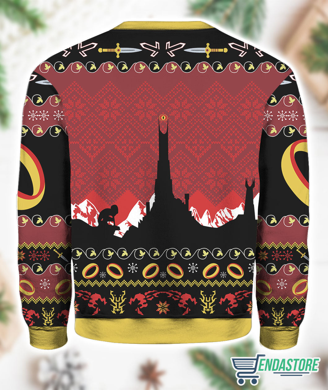 Eye of Sauron 3D Ugly Christmas Sweater - Holiday Gift product image 2