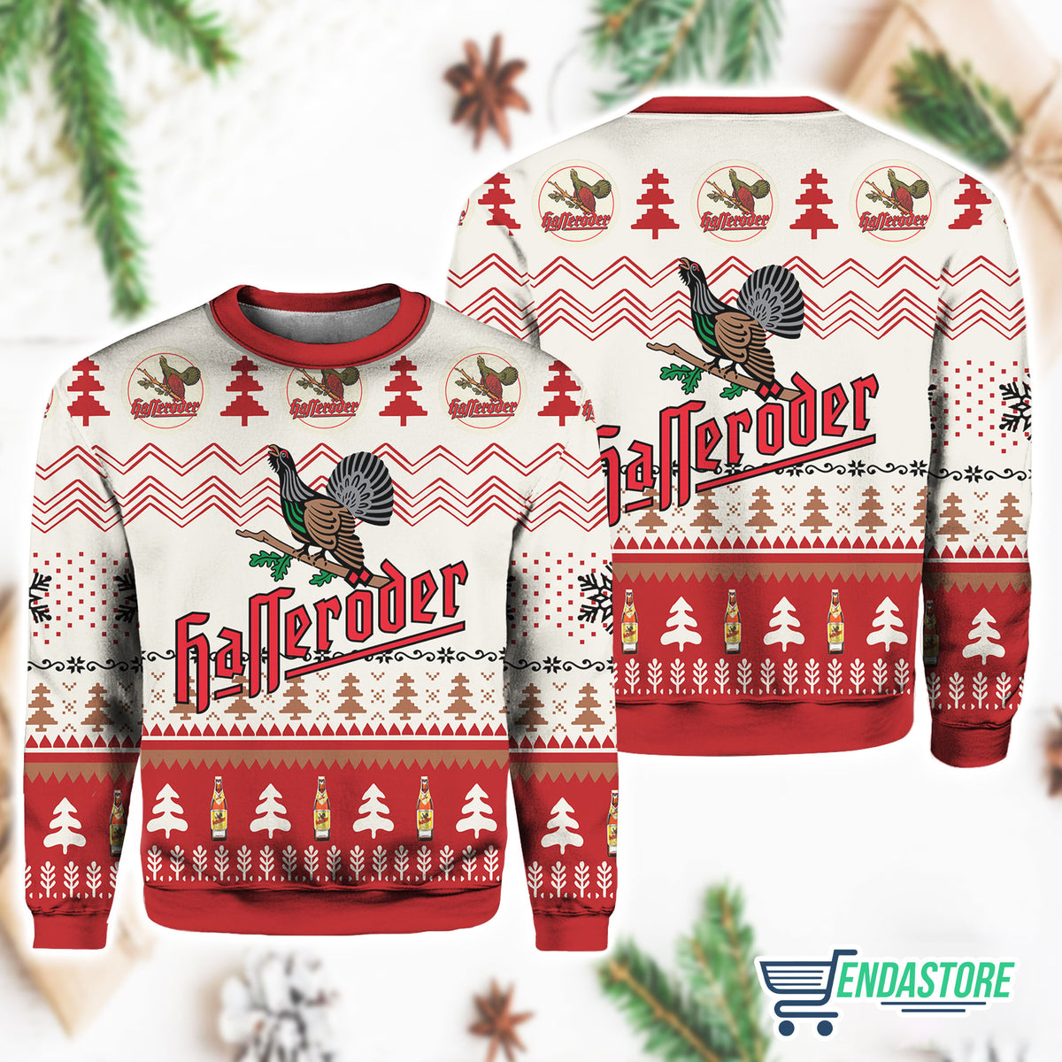 Hasseröder 3D Ugly Christmas Sweater - Holiday Gift product image 3