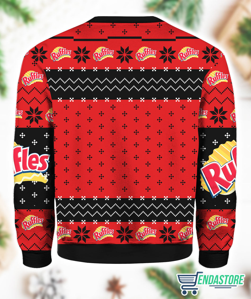 Rufffles Snack Brand 3D Ugly Christmas Sweater - Holiday Gift product image 3