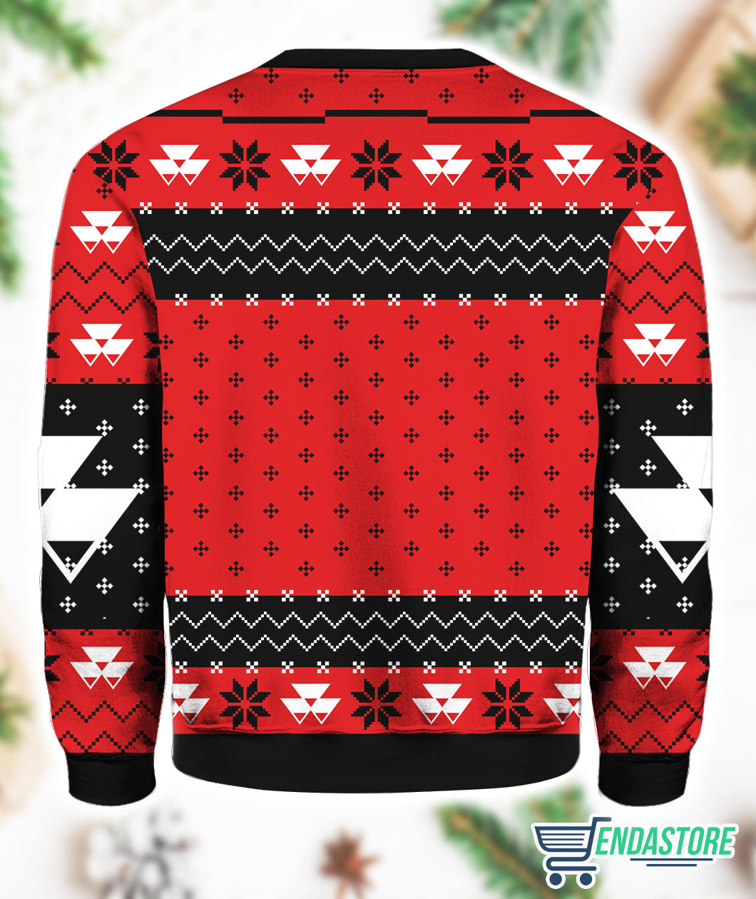 Tractor Massey 3D Ugly Christmas Sweater - Holiday Gift product image 3